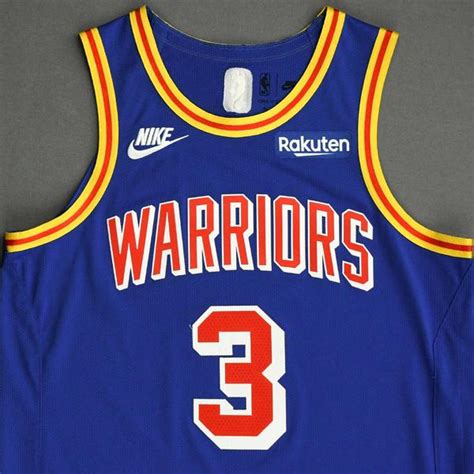 Jordan Poole Golden State Warriors Game Worn Classic Edition Jersey