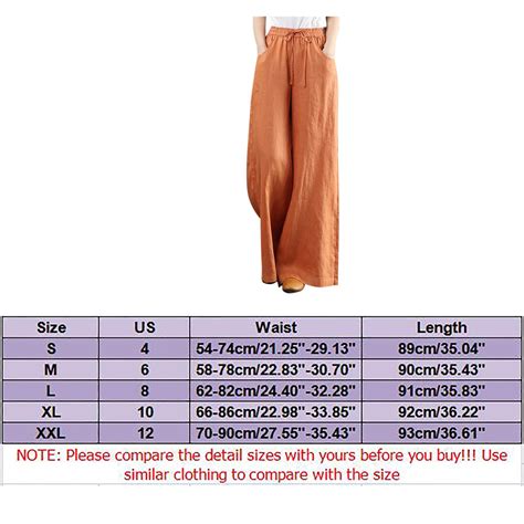 Women Summer High Waisted Cotton Linen Palazzo Pants Wide Leg Long Lounge Pant Trousers With