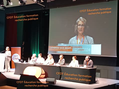 Congrès du Sgen CFDT à Lorient vive la démocratie SGEN CFDT