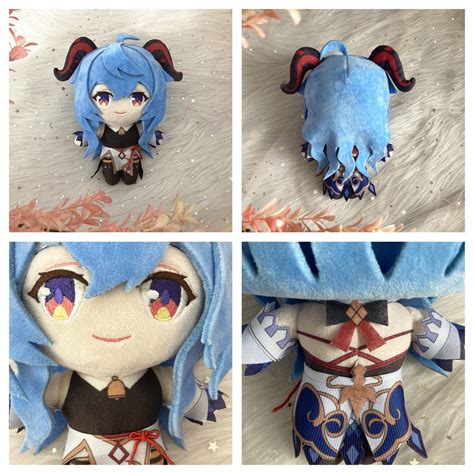 Genshin Impact Plush Toy Mona Anime Yoimiya Eula Ye Lan Regrator Fischl