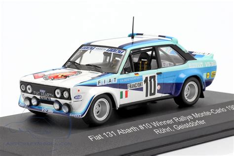 Fiat 131 Abarth 10 Winner Rallye Monte Carlo 1980 Röhrl Geistdörfer