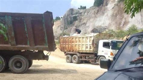 Viral Kepanikan Akibat Tambang Kapur Di Gresik Longsor Ternyata