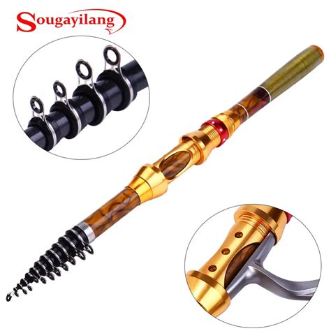 Sougayilang Superhard Carbon Fiber Telescopic Fishing Rod Sea Fishing