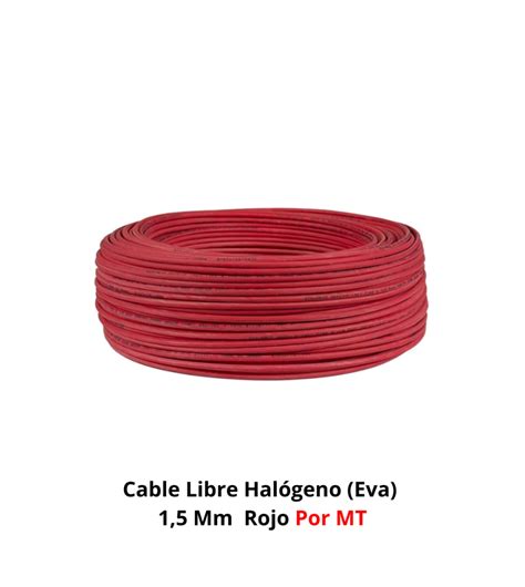 Cable Libre Halogeno Eva Mm Rojo Socodima Cl