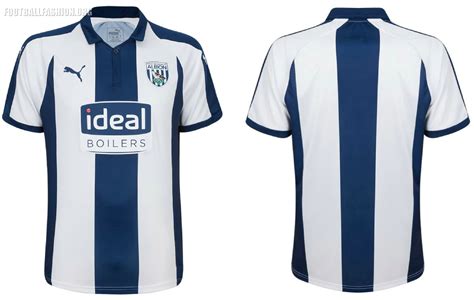 West Bromwich Albion 2018 19 PUMA Home Kit FOOTBALL FASHION