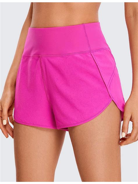 Womens Lightweight Gym Athletic Workout Shorts Liner 25 Quick Dry