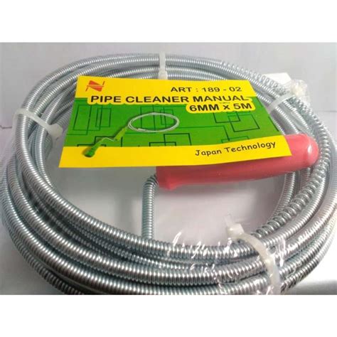 Promo Meter Pipe Cleaner Alat Pembersih Saluran Pipa Wc Wastafel