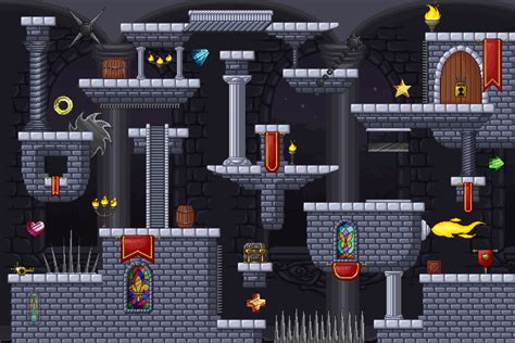 Pixel Art Platformer Tileset