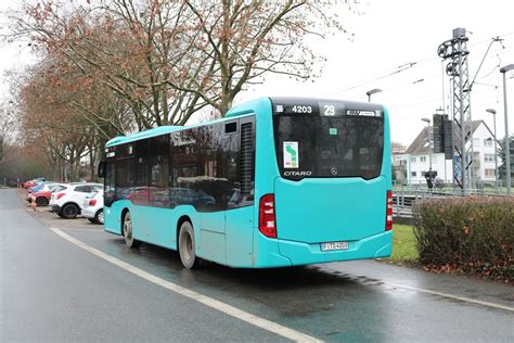 Transdev Rhein Main Mercedes Benz Citaro K Wagen 4203 Am 211220 In