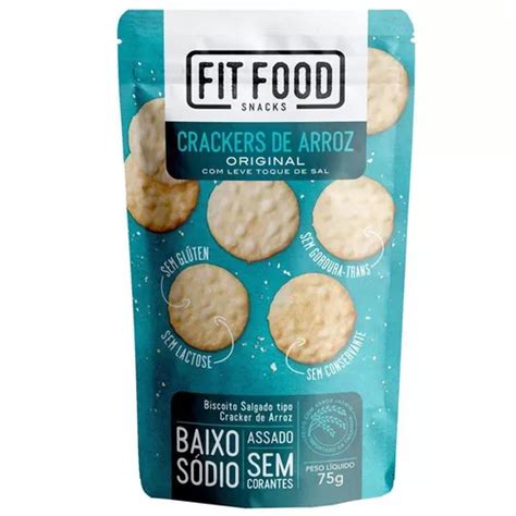 Biscoito De Arroz Original Fit Food 75g MercadoLivre