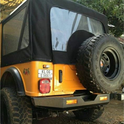 Overland Fiber Bumper Rear For Mahindra Thar Model 2020 Onwards