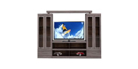 Bailey 4 Piece Wall Unit Charcoal And Grey Russells