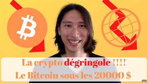 Crypto News Pourquoi Le Bitcoin Chute Aujourdhui La Crypto Monnaie