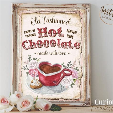 Hot Chocolate Sign - Etsy