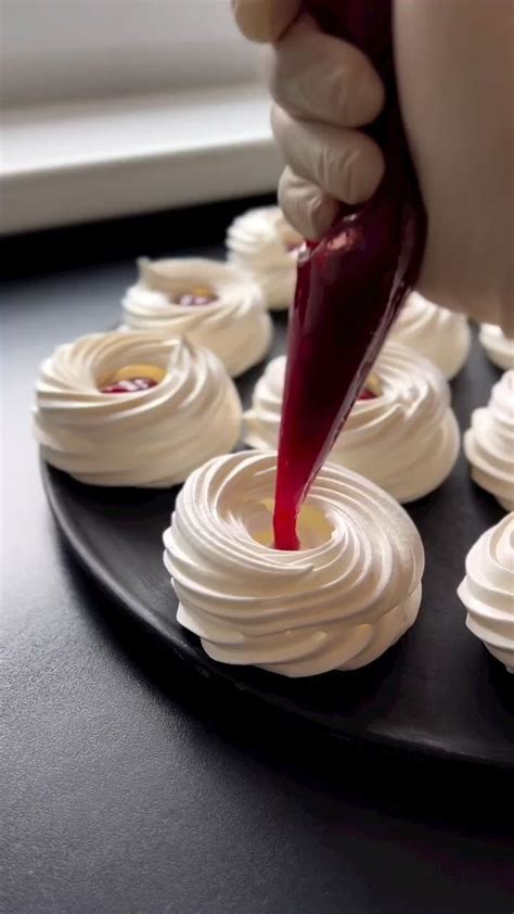 Incredibly Delicious Mini Pavlova Video In 2024 Fancy Desserts