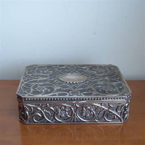 Ornate Godinger Silver Jewelry Box By Imsovintage On Etsy