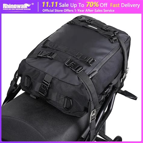 Rhinowalk Motocicleta Multi Function Tail Bag Raincover Saco Do