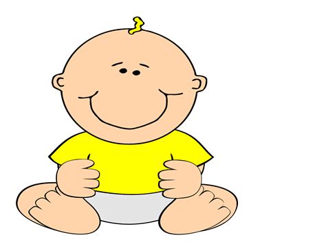 Smiling Baby Clip Art At Vector Clip Art Online Royalty