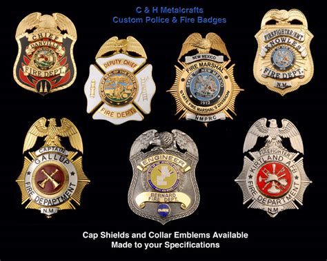 Custom Fire Dept Department Badges New Mexico Custom Law Enforcement