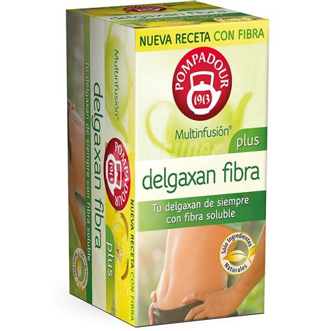 Pompadour Infusión en bolsitas Delgaxan Fibra Plus 20 ud