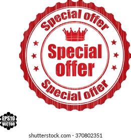 Special Offer Grunge Rubber Stamp Vector Stock Vector Royalty Free