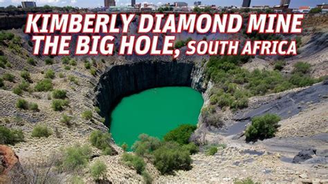 An Aerial View Of A Large Hole In The Ground With Text Reading Kimberly