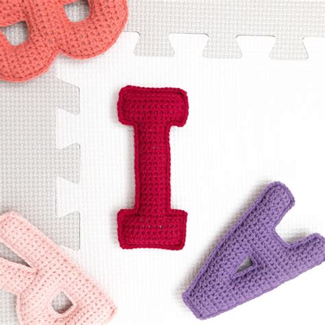 Letter I Crochet Pattern Stuffed Amigurumi Capital Letters Crochet