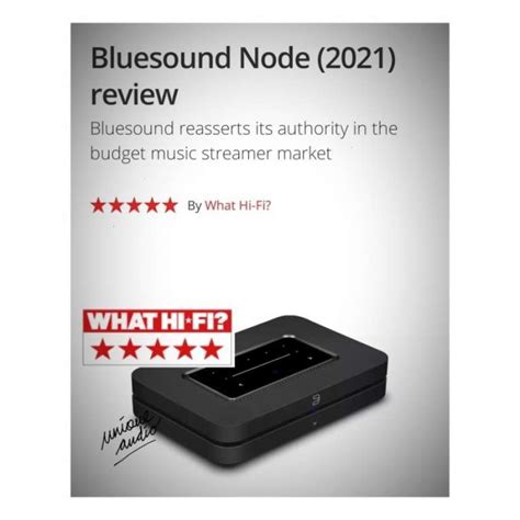 Jual Bluesound Node Wireless Hi Res Music Streamer With Hdmi Arc New