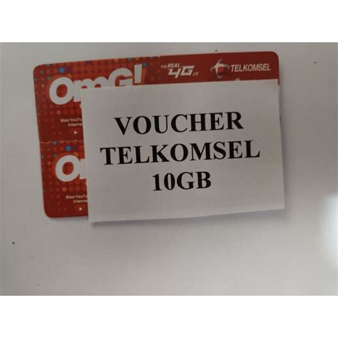 Jual VOUCHER TELKOMSEL 10GB JATENG Indonesia Shopee Indonesia