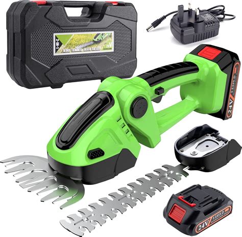 Cordless Hedge Trimmer 2 In 1 Mini Hedge Trimmer Cordless And Grass Shears 24v