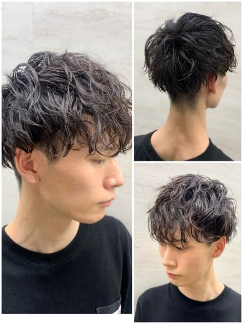 無造作パーマ スパイラルパーマ｜ヘアカタログ｜高級理容室・床屋・ヘアサロン｜premium Barber（プレミアムバーバー）