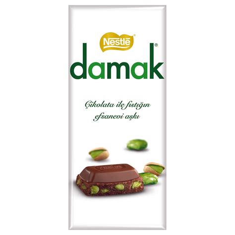 Nestle Damak Milk Chocolate With Pistachios Antep Fıstıklı Sütlü Çiko