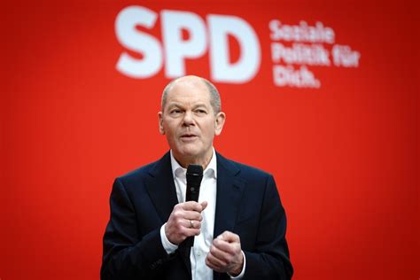 SPD Wahlkampf Beginnt Kanzlerkandidat Olaf Scholz Macht Klimaschutz