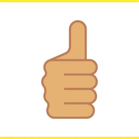 Hand Gesture With Thumb Up — Stock Vector © Svetap 6402495
