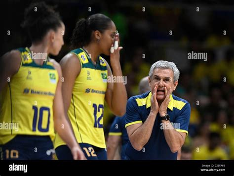 Brazil Rio De Janeiro Volleyball Nations League Women Brazil Vs Canada