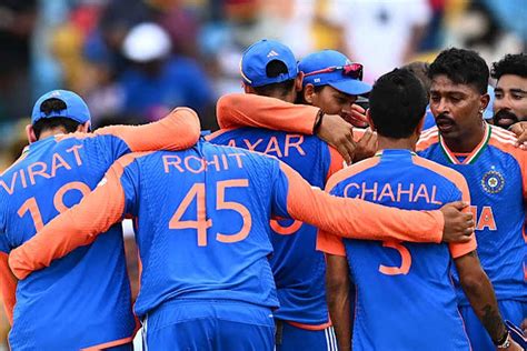 Icc T20 World Cup 2024 Final How Team India Celebrated After Winning