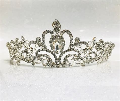 Silver Tiara, Quinceanera Crown, Birthday Girl Tiara, Birthday Girl ...