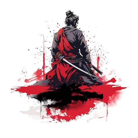 Premium Vector Aposterforasamuraicalledthesamuraivector