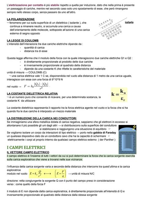 Solution Fisica Fenomeni Elettrostatici Leggi Di Ohm E Campo