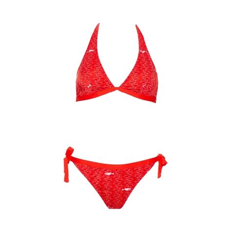 Buy Aulala Paris Aulala Paris Aulala X Lorieux Art Inspired Bikini Miami Red Up To 40 00
