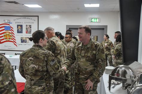 Air Force Reserve Senior Leaders Visit Deployed Adab Members Air