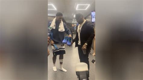 Timberwolves Star Anthony Edwards Gives 50 Cent Game-Worn Shoes After ...