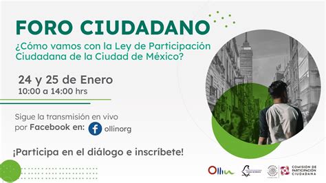 Foro Ciudadano ¿cómo Vamos Con La Ley De Participación Ciudadana De La