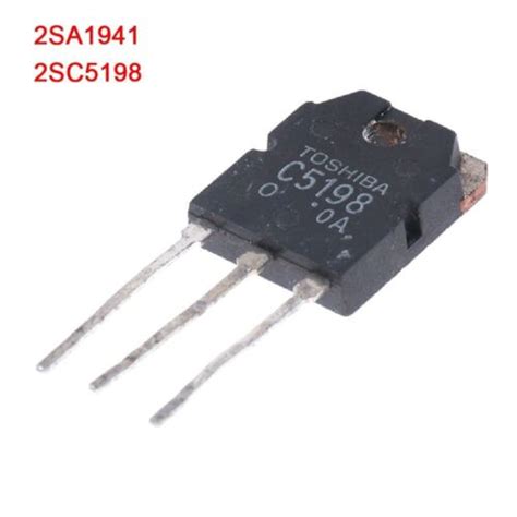 3 Pairs Durable Pair Tube C5198 2SC5198 TO-3P 2SA1941 Audio Amplifier ...