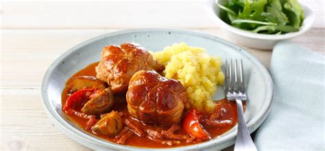 Paupiette de veau sauce tomatée aux champignons MAGGI