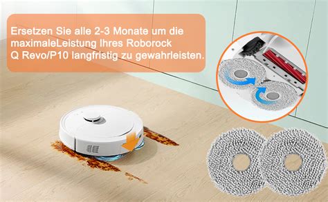 Amazon de KGC 11pcs Zubehör Set Ersatz für Roborock Q Revo für