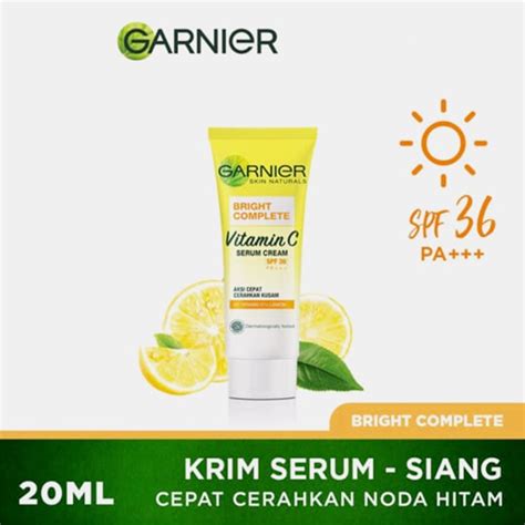 Jual Garnier Bright Complete Vitamin C Serum Cream Spf Pa Ml