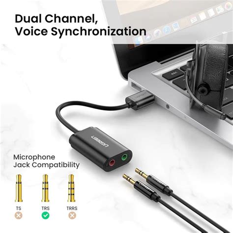 Ugreen Usb To Audio Jack Sound Card Adapter Hardwaremarket