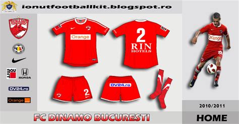 Ionut Football Kits Fc Dinamo Bucuresti Home Kit 2010 2011