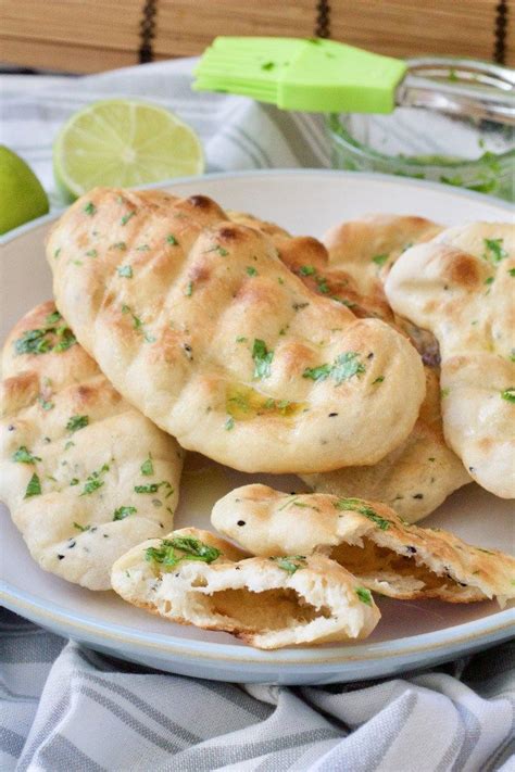 Easy Naan Bread Without Yeast Recipe Naan Bread Work Meals Bread Without Yeast